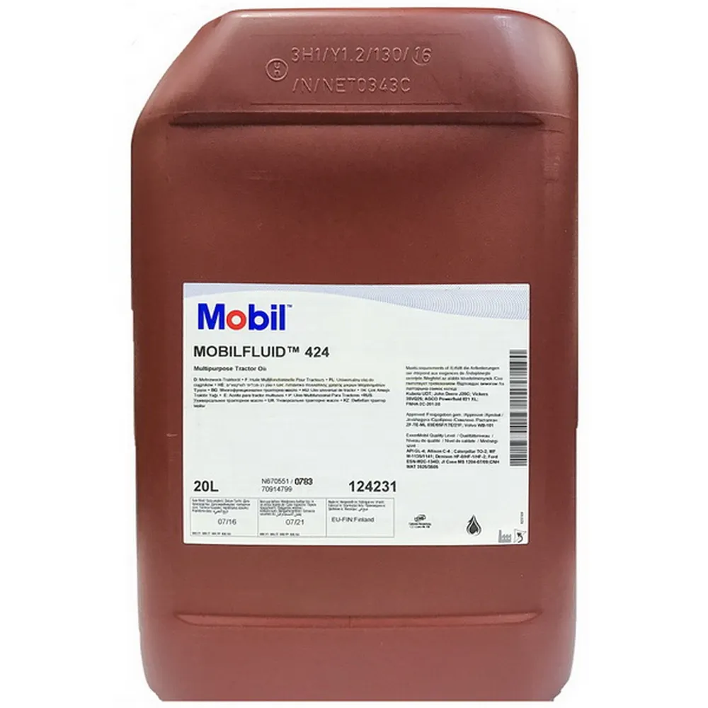 Масло трансмиссионное Mobil Mobilfluid 424 20 л 155084