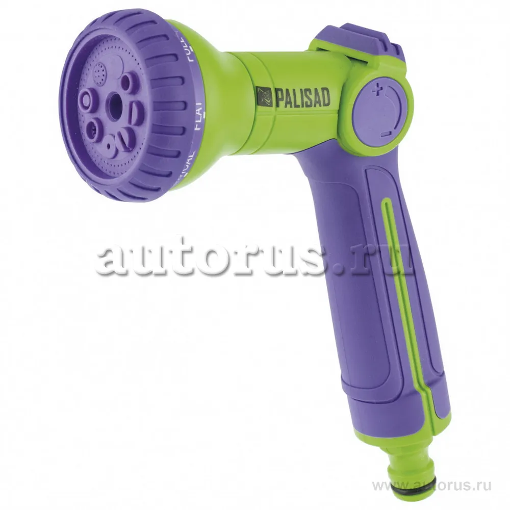 Пистолет-распылитель, 8 режимов, двухкомпонентная рукоятка Palisad 65160 PALISAD 65160