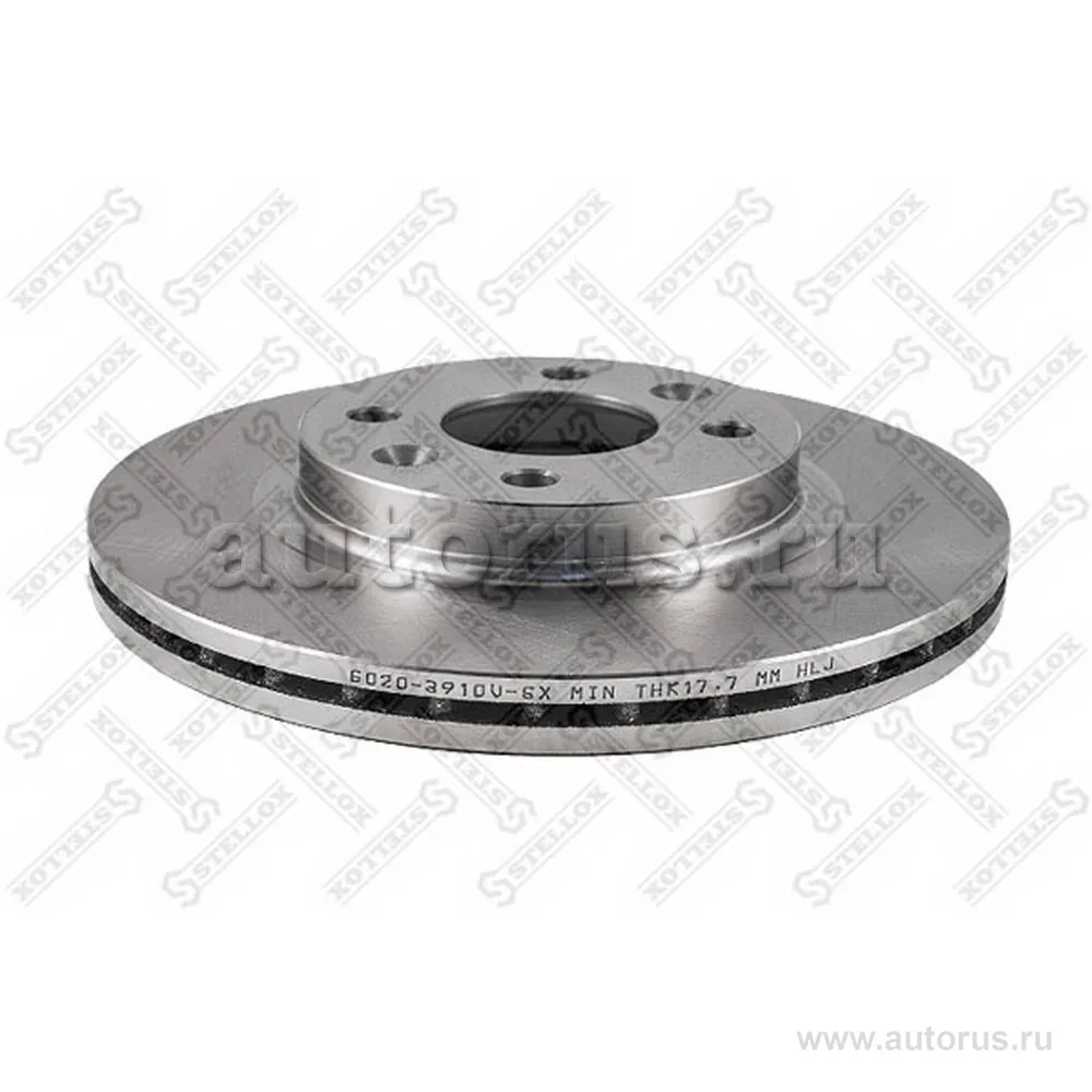 Диск тормозной передний RENAULT CLIO/MEGANE/R19 1.4-1.9TDI 90> STELLOX 60203910V_SX