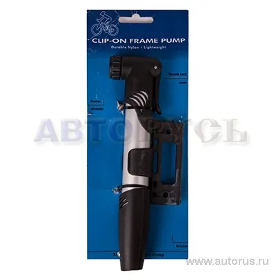 Насос ручной HP-12 велосипедный телескопический D30 мм хL230 мм алюминиевый STELS 320064