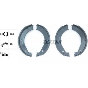 Колодки тормозные барабанные ALPINA BMW WIESMANN TEXTAR 91033400