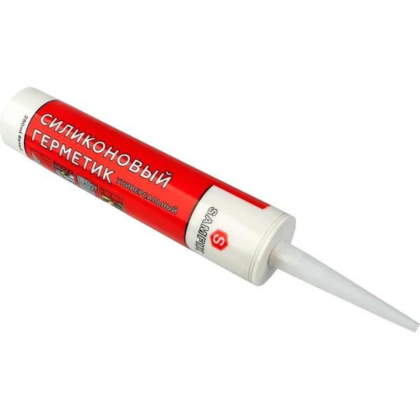 Герметик силиконовый SAMFIX белый 280 мл 325 гр. S SAMFIX SAMC-013100325