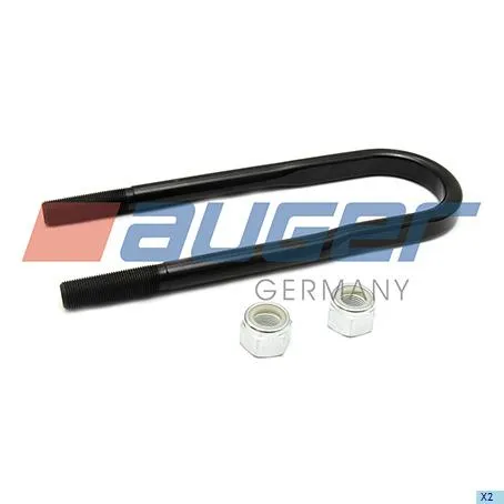 Хомут, Листовая рессора RVI M24x2 101x380 AUGER 77819