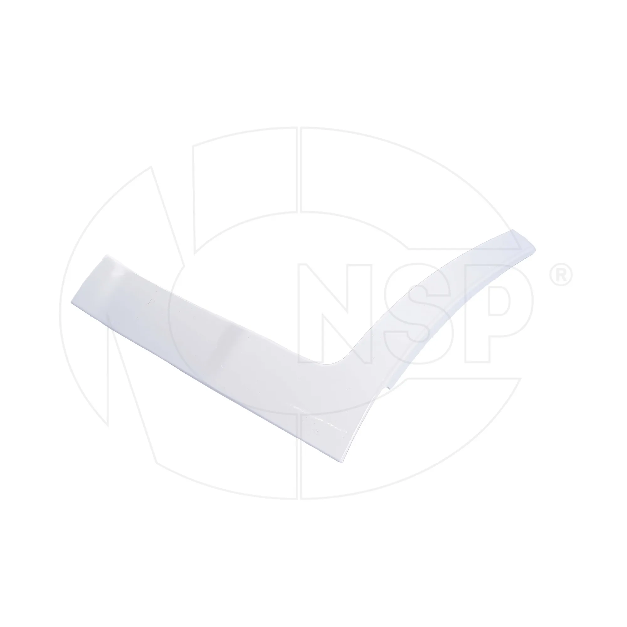 Накладка декоративная правого бампера (подфарник) FAW J7 4180 4250 (WHITE) NSP NSPRS97N119