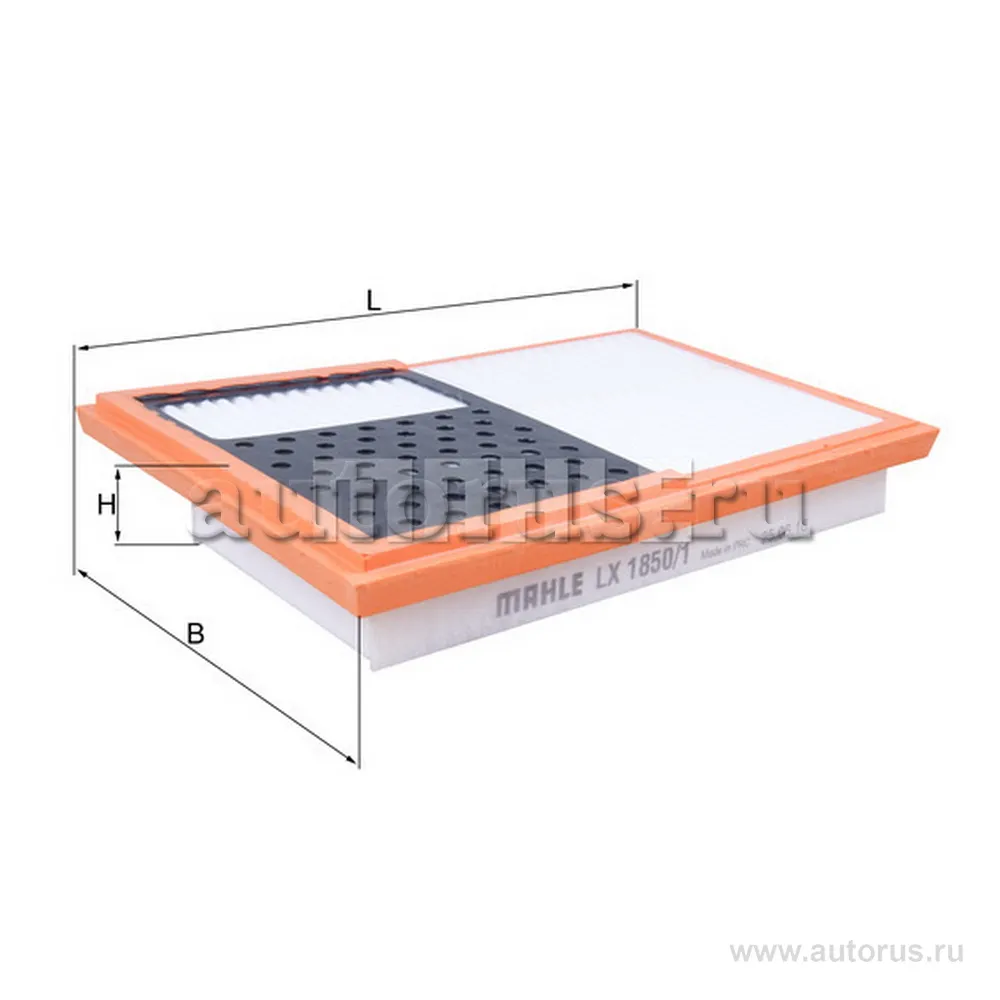 Фильтр воздушный L KNECHT/MAHLE LX1850/1