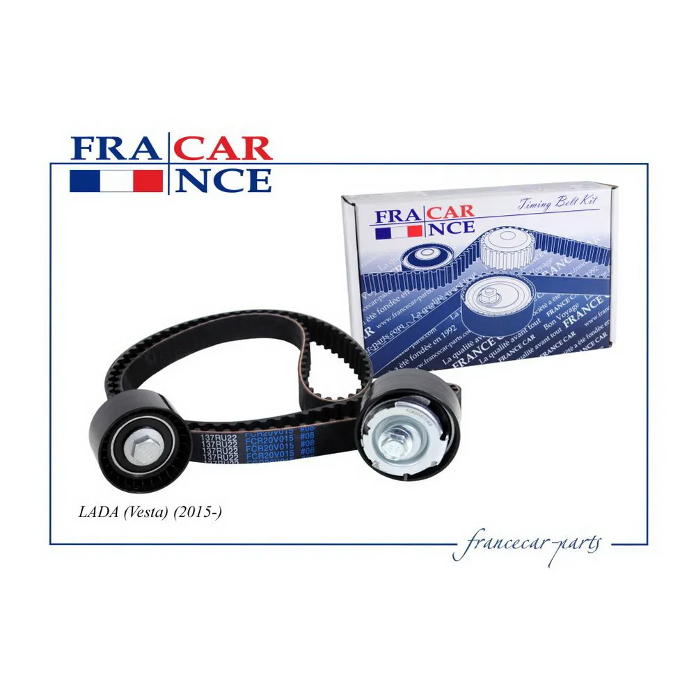 Комплект ГРМ (Vesta 1,6) 21126100604086FCR20V015 (ремень ГРМ два ролика) FRANCECAR