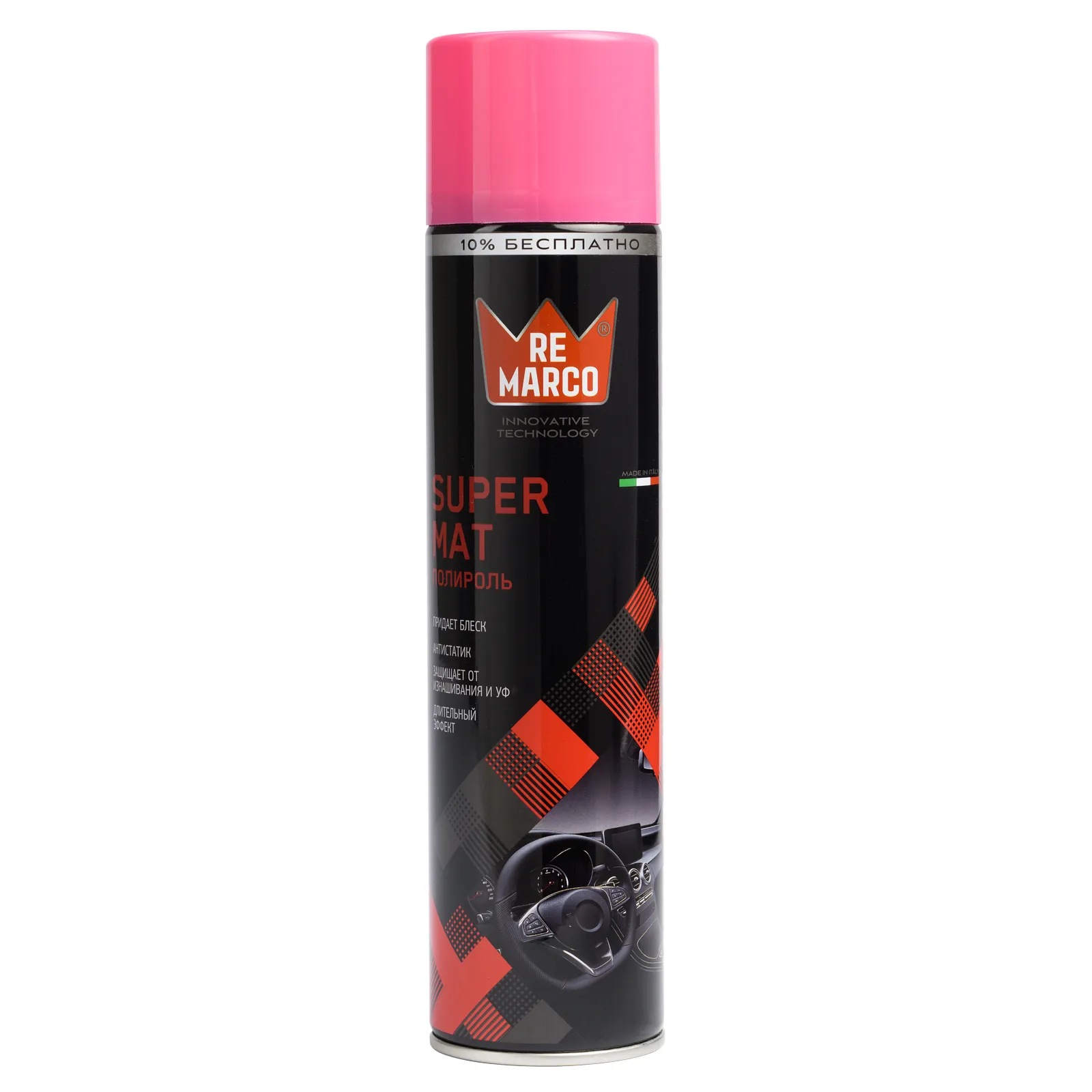 Полироль ReMarco super mat BUBBLE GUM 400 мл RE MARCO RM-414
