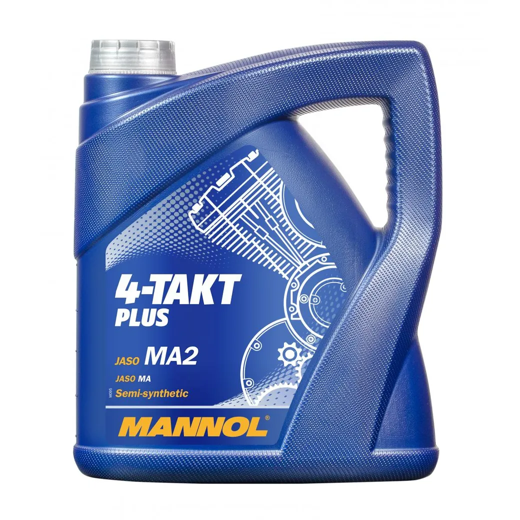 Масло моторное MANNOL 4-Takt Plus 10W-40 полусинтетическое 4 л 1425