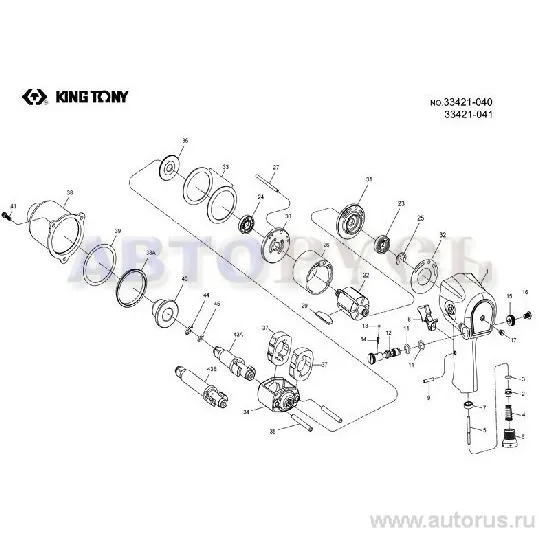 Ремкомплект для гайковерта 33421-040, курок, 8 KING TONY 33421-A08