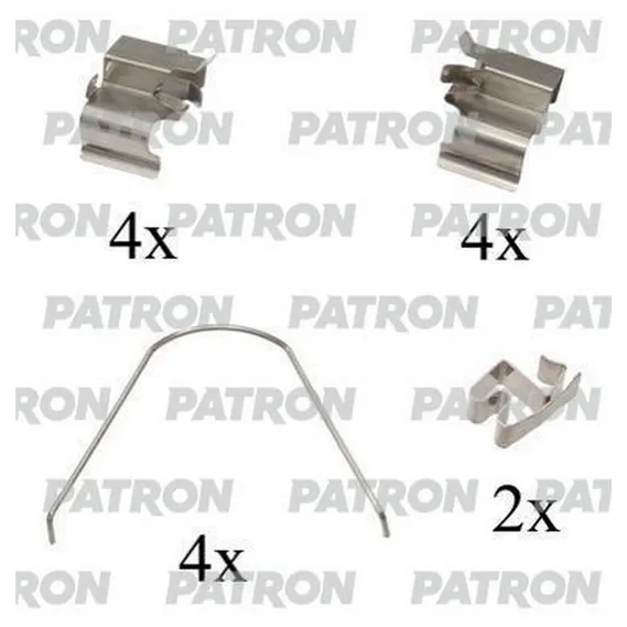 Комплект монтажный тормозных колодок дисковых SUZUKI:GRAND VITARA (FT, GT) 03.98-,VITAR PATRON PSRK1103
