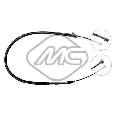 Трос ручника PICNIC 2/0 16V-2/2 TD DX-RH Metalcaucho 83497