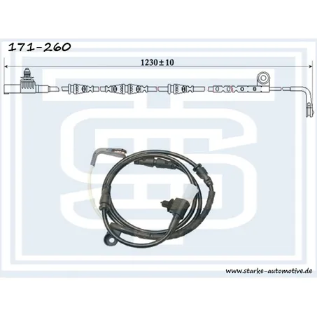 Датчик тормозной LANDROVER RANGE ROVER Sport передний STARKE 171260