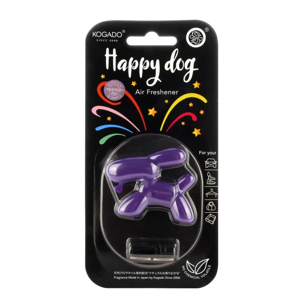 Ароматизатор полимерный Kogado Happy Dog на кондиционер New Car KOGADO 3310