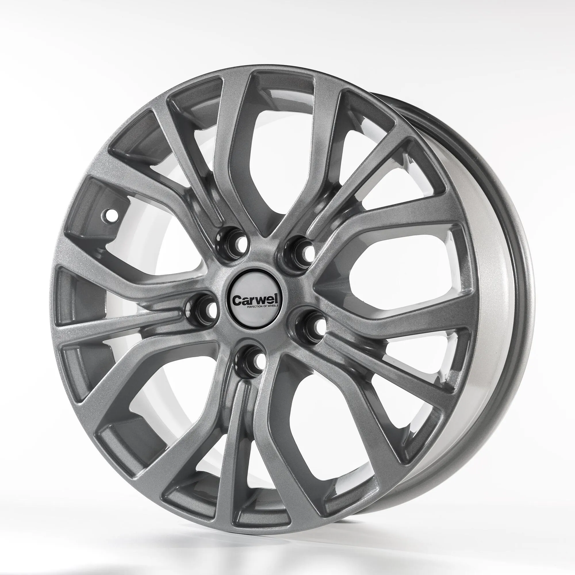 Диск литой R16 6.5J 5x114.3/67.1 ET43 Carwel Лум 1608 SLT 00115664
