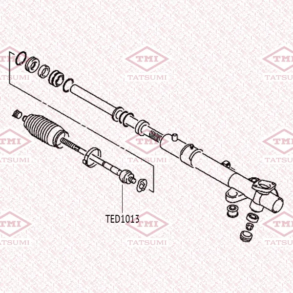 Тяга рулевая L/R MITSUBISHI Outlander 03-> TATSUMI TED1013