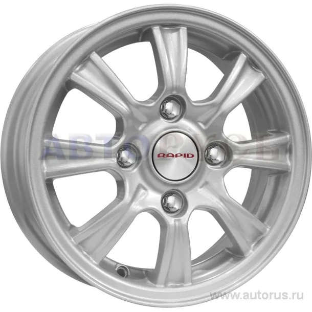 Диск литой R13 5J 4x100/54.1 ET45 КИК Линарис сильвер 2864