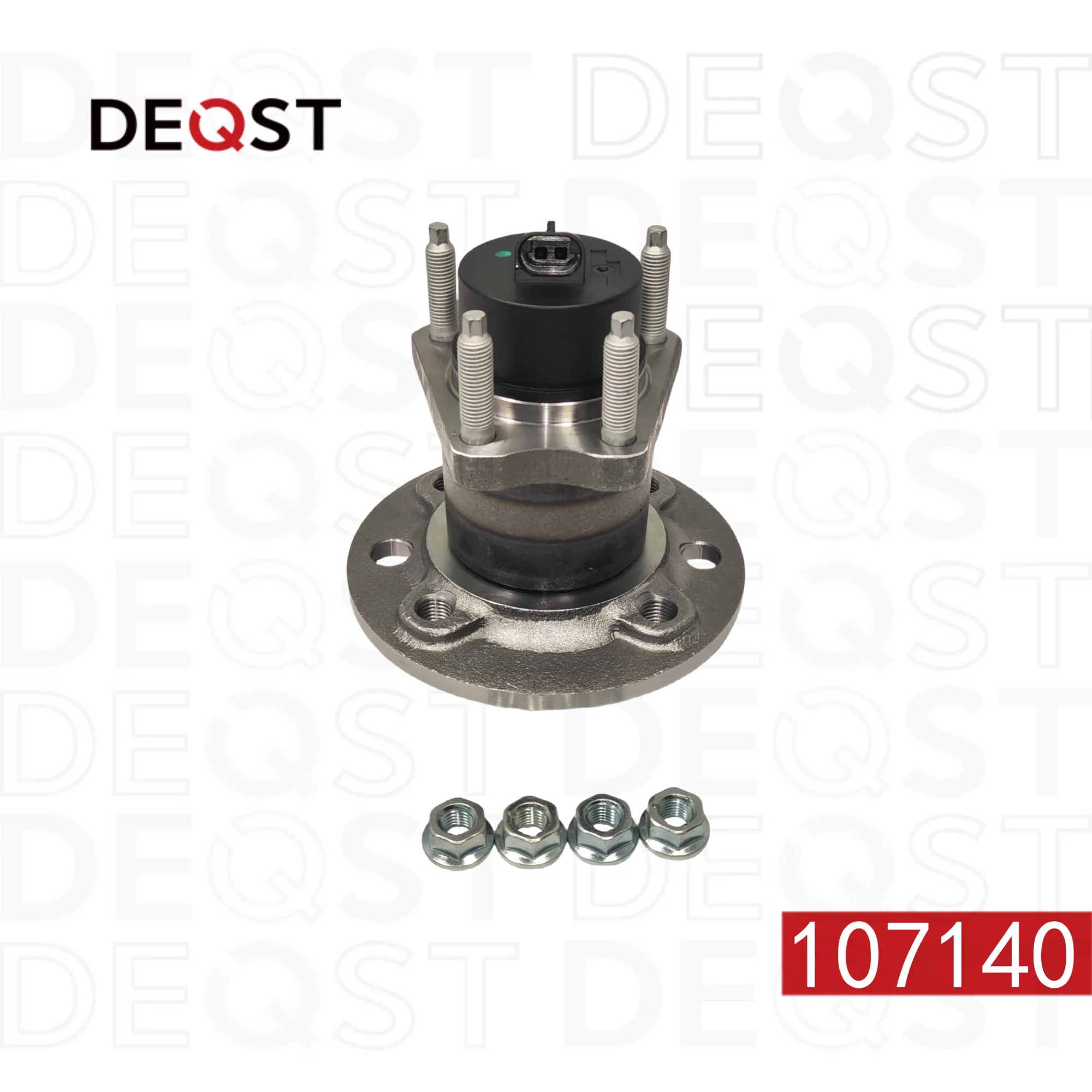 Ступица колеса с подшипником задняя OPEL ASTRA F-G, OPEL MERIVA, OPEL VECTRA A-B DEQST 107140