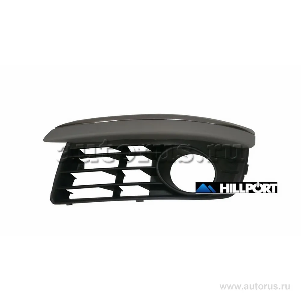 Решетка птф хром с отверст 07-09, Jetta 06-11 правая HILLPORT VHP1519HR