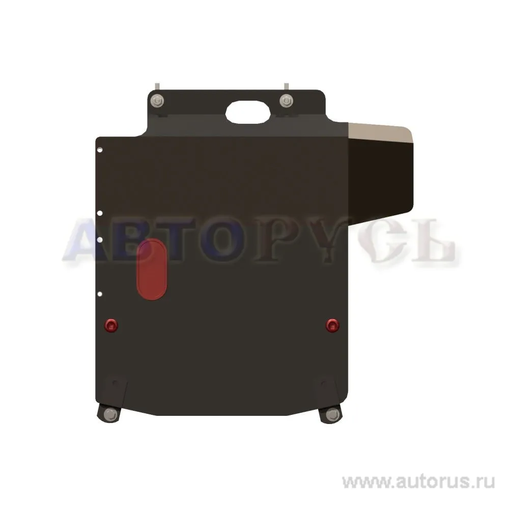 Защита картера двигателя и КПП VW Passat B3/В4, V1,8/2,0 8896 с пластиковым пыльником, сталь 2 мм SHERIFF 26.0400