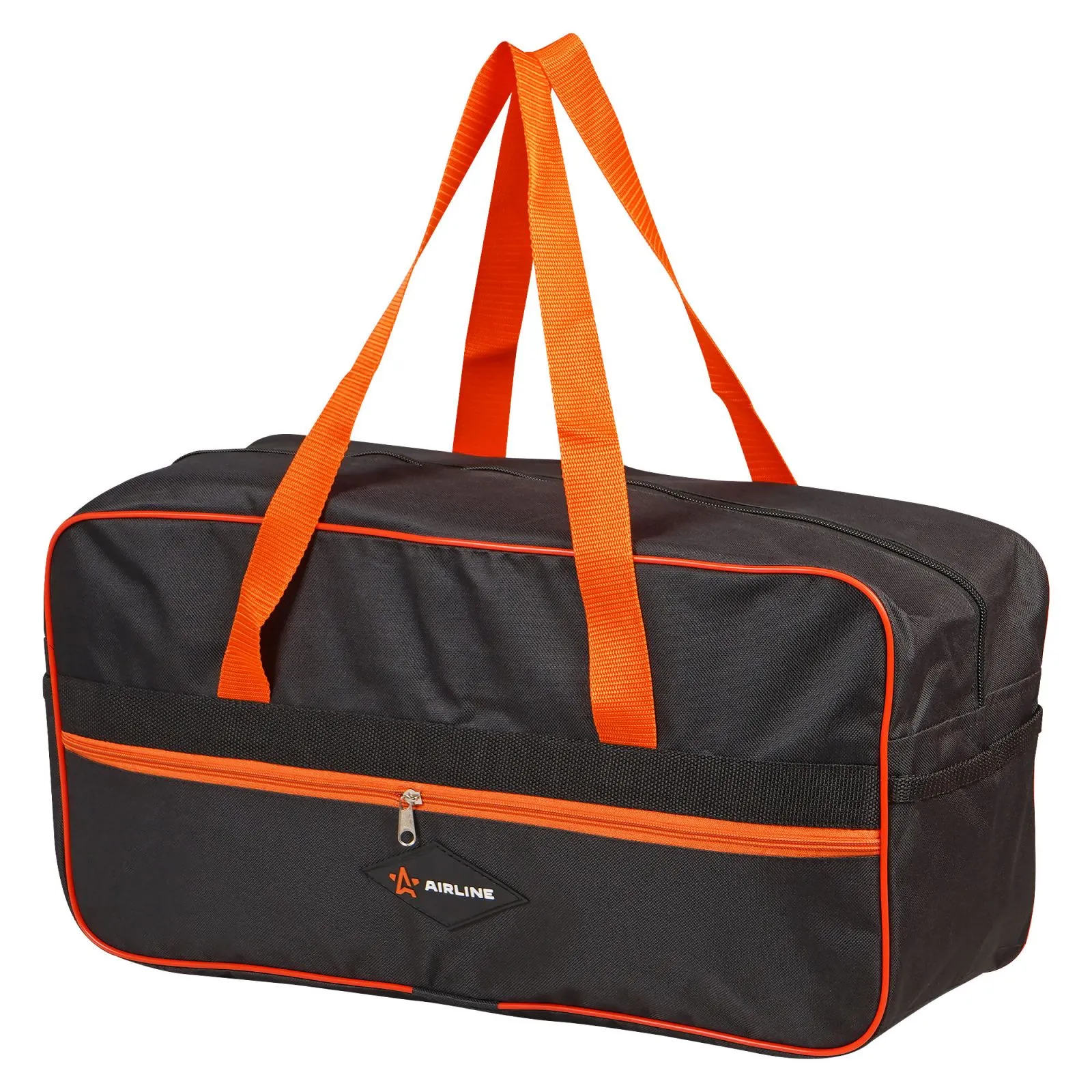 Сумка дорожная автомобильная, средняя (49*24*20 см), черн./оранж.() AIRLINE AR-BAG-01