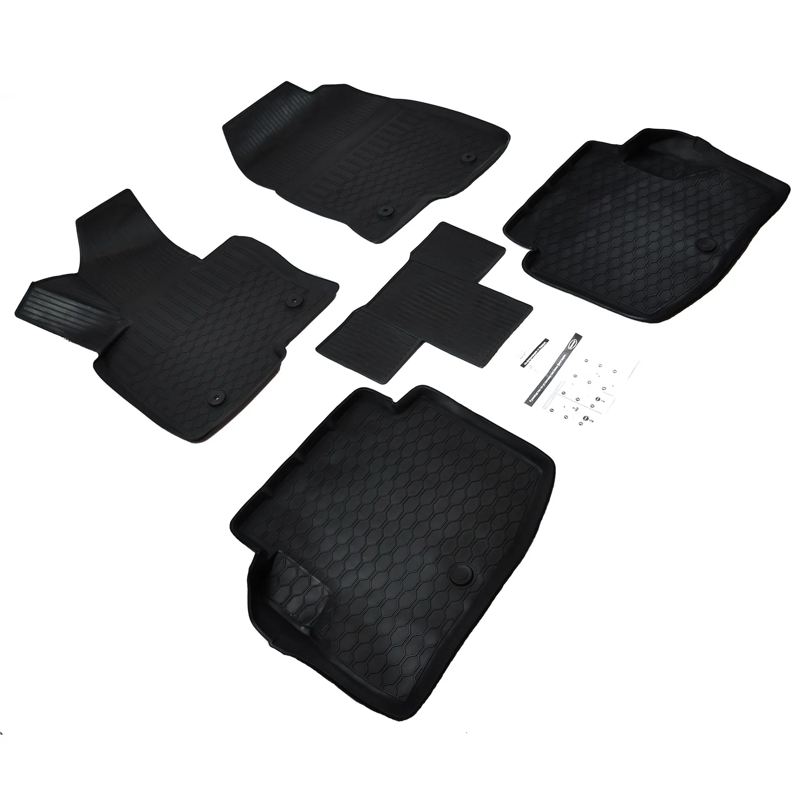 Коврики в салон полиуретан комплект с крепежом Mazda CX-9 TC II 2016- COMFORT 33.12.509.PL