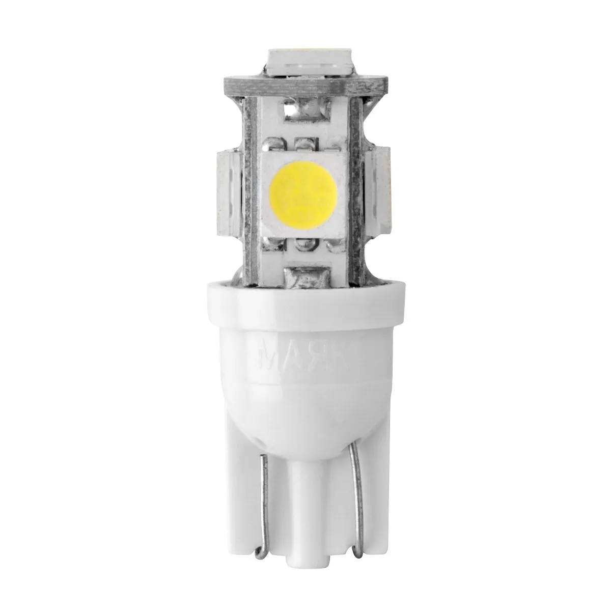 Лампа светодиодная 12V T10 10W W2,1x9,5d Маяк WHITE 12T10-W/5SMD