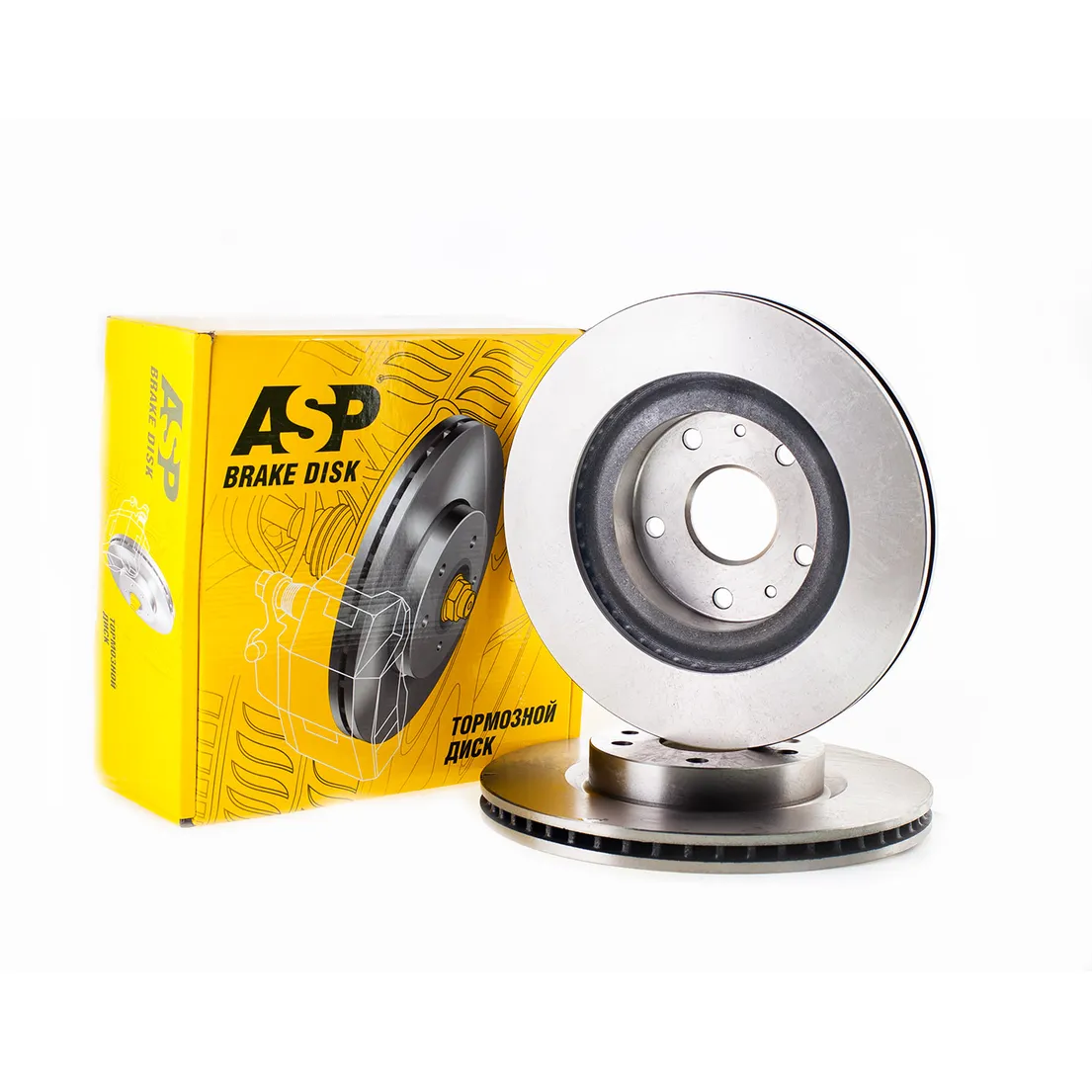 Диск тормозной передний CHERY TIGGO 06-> /VENT D=300MM ASP 300211