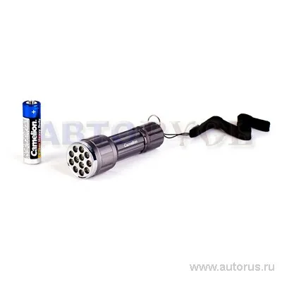 Фонарь светодиодный 12LED с рассеивающей линзой 1xR6 блистер Camelion TECHNO LED5105-12