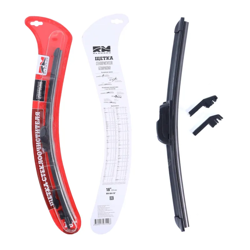 Щетка стеклоочистителя 450 мм (бескаркасная) RedMark REDMARK RM00418