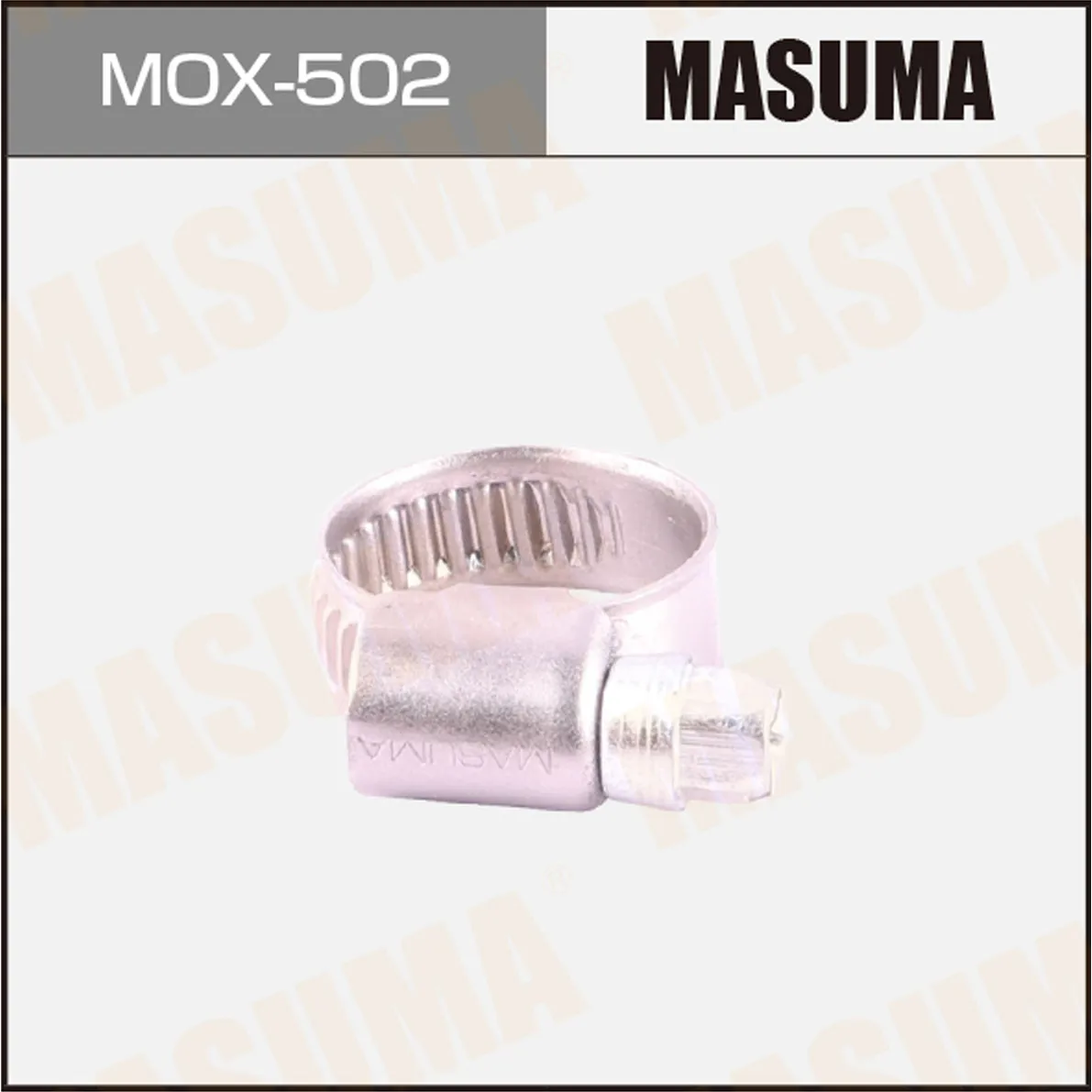 Хомут червячный 12-18mm / H-9mm (нержавеющая сталь) (уп.10, цена за 1 шт.)