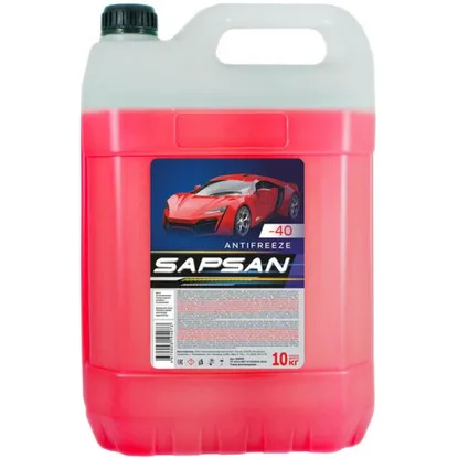 АНТИФРИЗ RED ЮГ (10 КГ) (Кр.Кш) SAPSAN 60006
