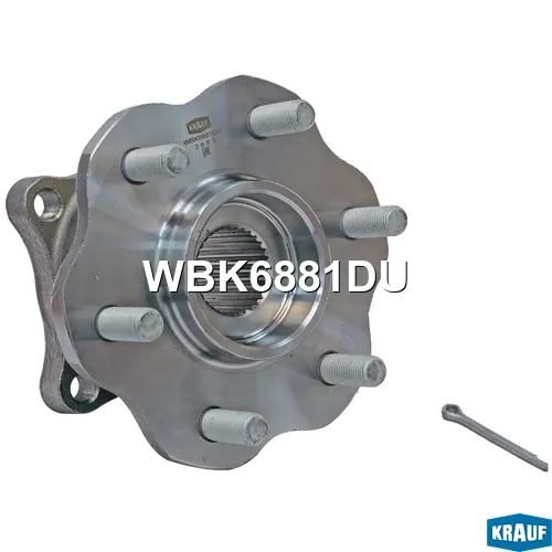 Ступица в сборе [задн, Kit] NISSAN Pathfinder III (R51) / NP300 Navara (D40) KRAUF WBK6881DU