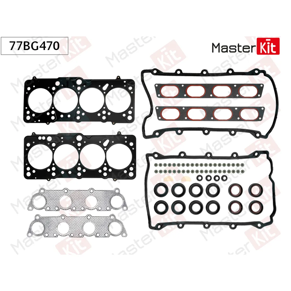 Комплект прокладок ГБЦ VW TOUAREG (7LA, 7L6, 7L7) AXQ MASTERKIT 77BG470