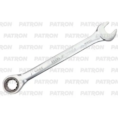 Ключ комбинированный трещоточный, 30 мм PATRON P-75730