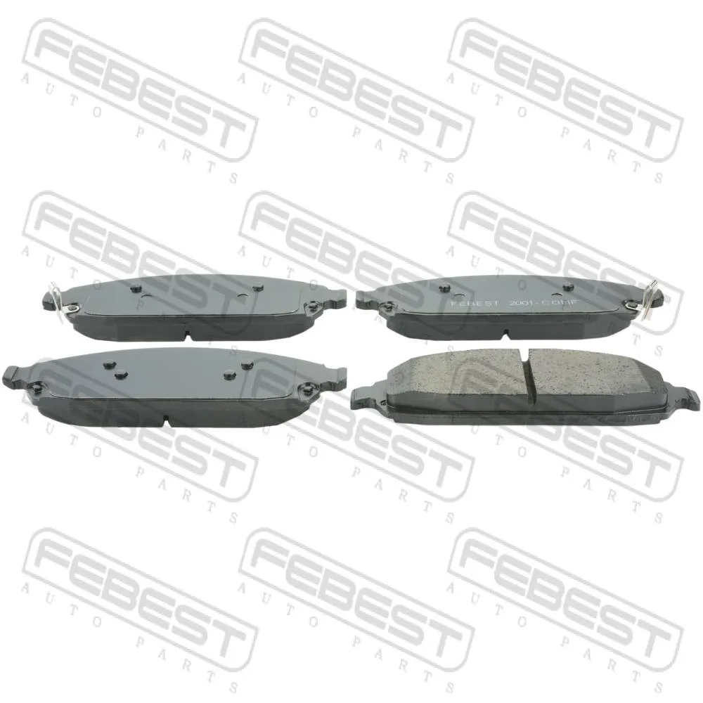 Колодки тормозные передние FEBEST 2001-COMF