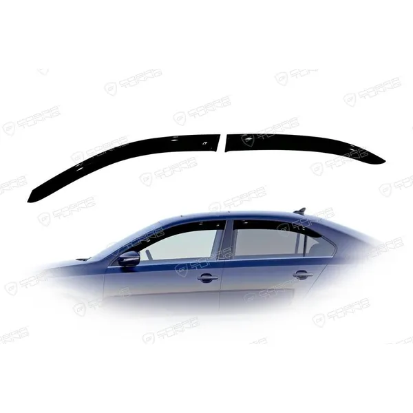 Дефлектора на окна VW Jetta VI Sd 2010/Sagitar 2012EuroStandard деф.окон Cobra Tuning VE23410