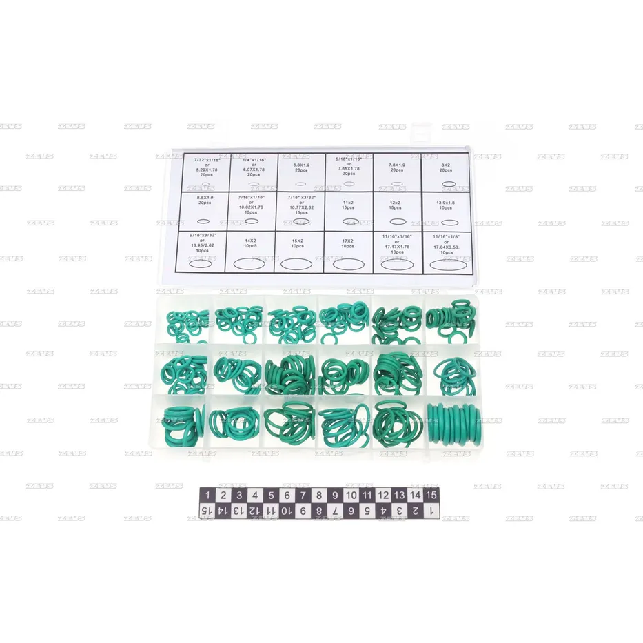 Набор резиновых колец orkit-30 270 шт в наборе ZEVS ORKIT-30