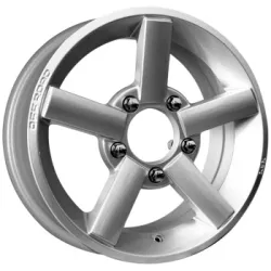 Диск литой R15 6.5J 5x139.7/101 ET40 КИК Титан-Тех сильвер A7246