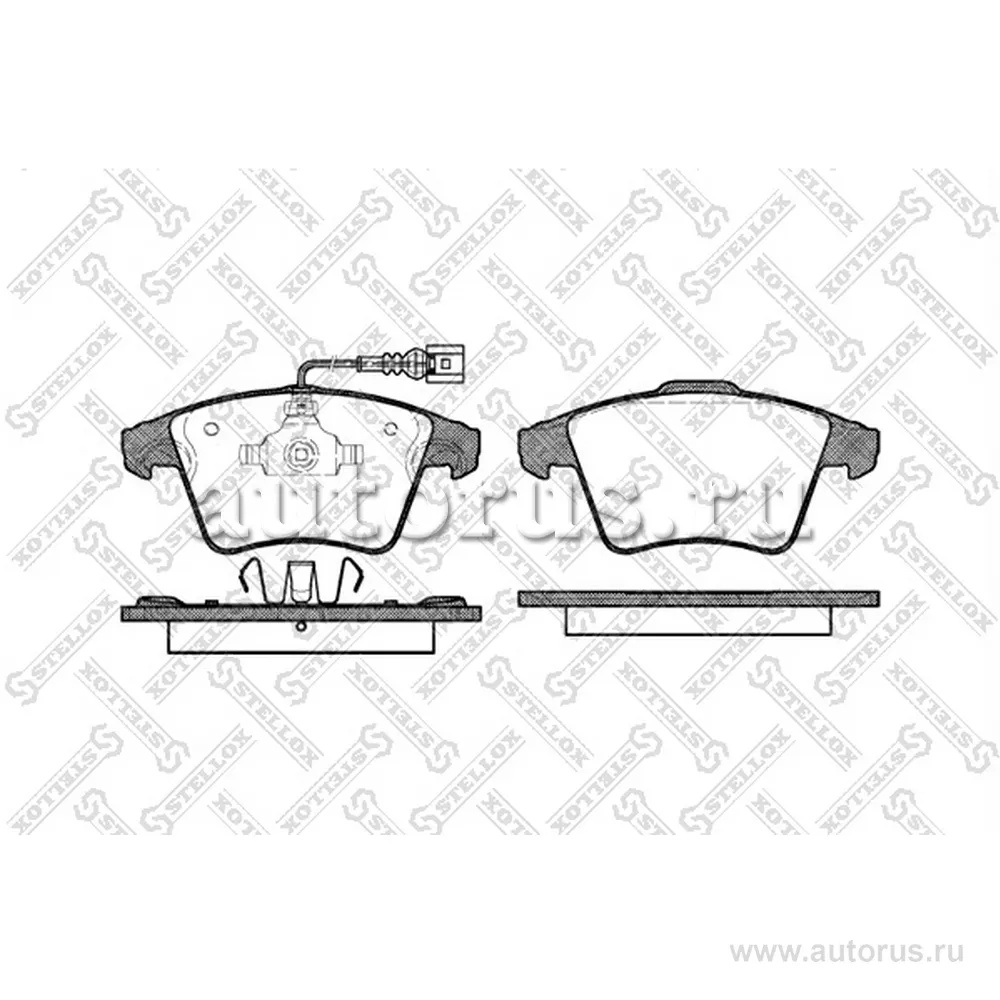 Колодки дисковые п. VW T5/Multivan 2.0/ STELLOX 1056011L_SX