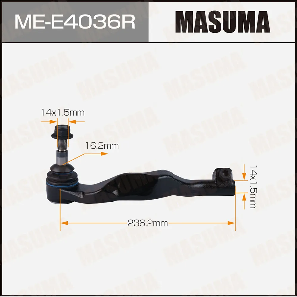 Наконечник рулевой тяги MASUMA ME-E4036R