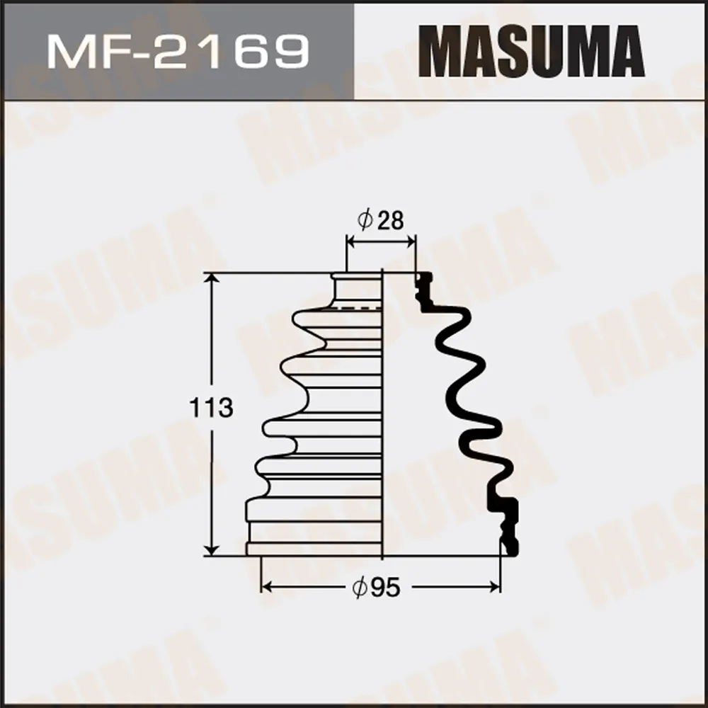 Пыльник ШРУСа TOYOTA BREVIS MASUMA MF-2169