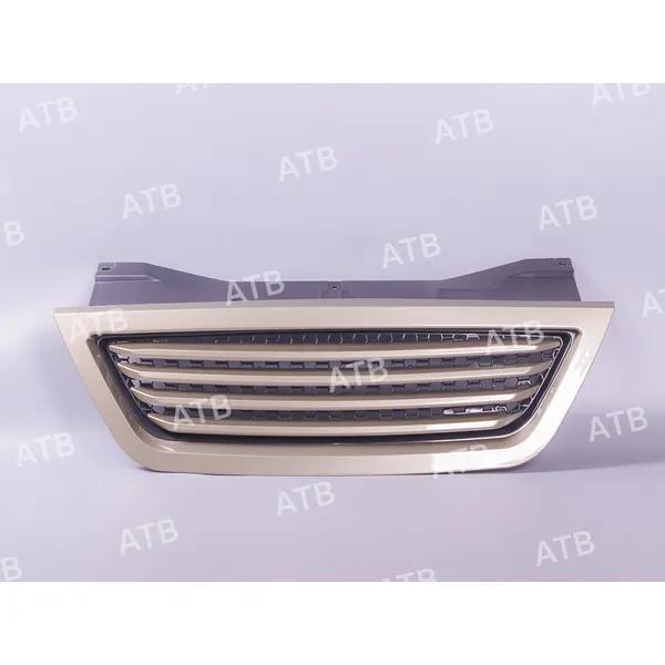 Решетка радиатора Daewoo Nexia 1 2008-2016 рестайлинг Золотисто-песочный 60U верх (жабра) ATB 1ADN1GJAW60U