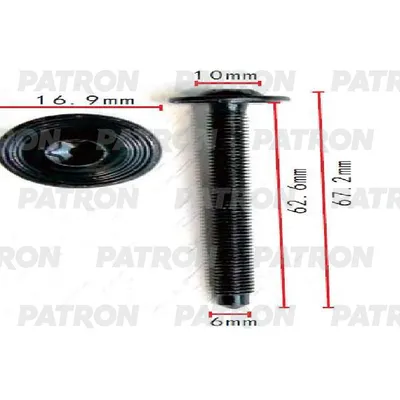 Винт металлический Audi,Seat,Skoda,Volkswagen применяемость: универса PATRON P371524