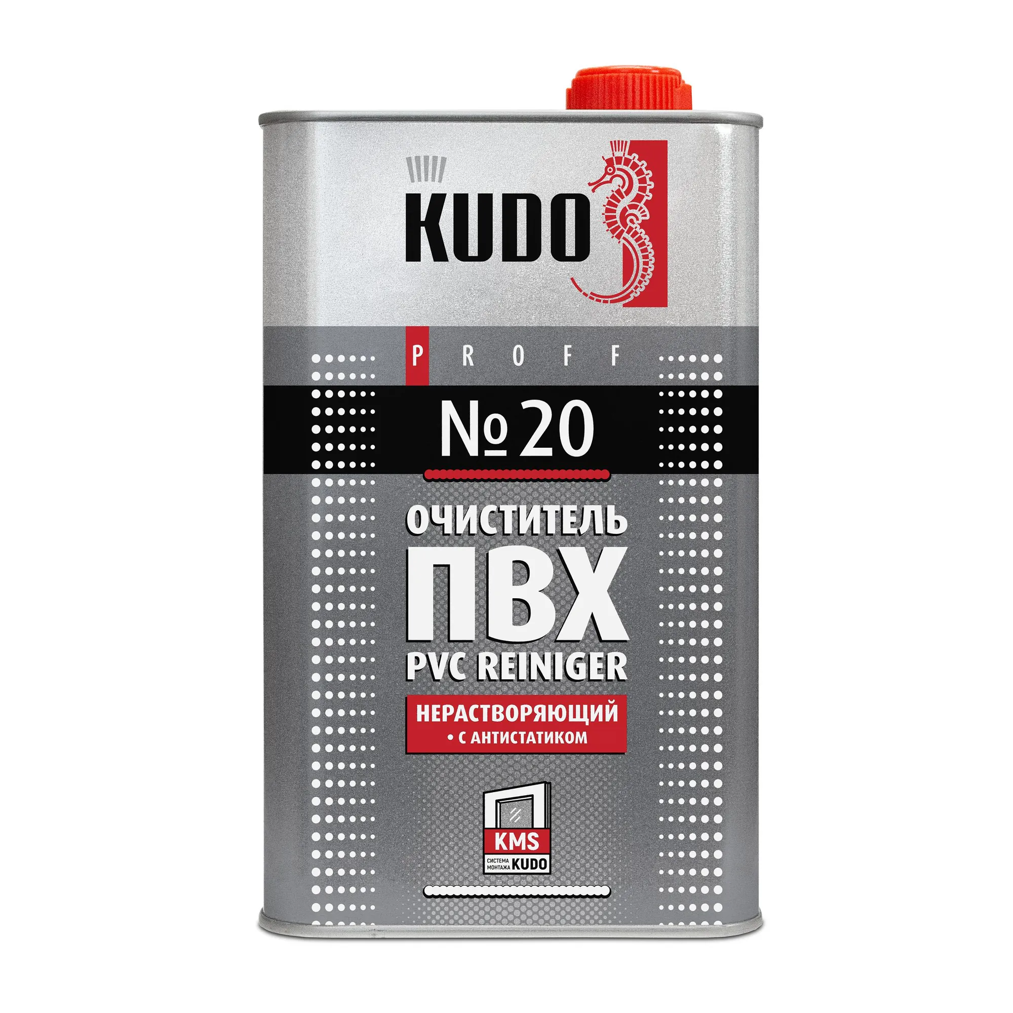 Очиститель для ПВХ №20 KUDO PROFF SMC-020 с антистатиком нерастворяющий, 1000 мл KUDO KUDO SMC-020