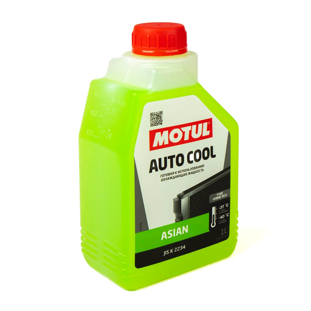 Антифриз Motul AUTO COOL ASIAN готовый -37C зеленый 1 л 111178