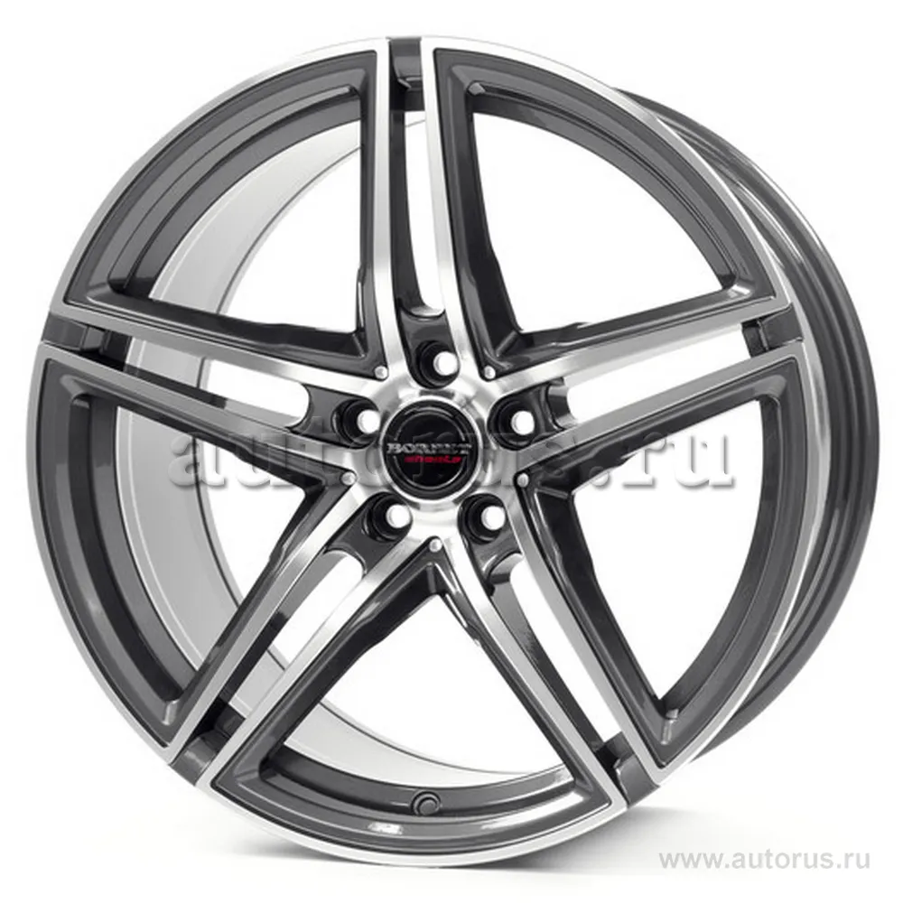 Диск литой R17 8J 5x114.3/72.5 ET45 BORBET XRT Mf Graphite Polished 221776