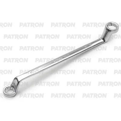 Ключ накидной изогнутый на 75 градусов, 17х19 мм PATRON P7591719