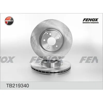 Диск тормозной передний MB W211, C219, 3.0-5.0, 02- FENOX TB219340