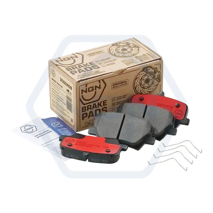 Колодки тормозные керамические, задние GEELY Tugella 19> NGN 3502408
