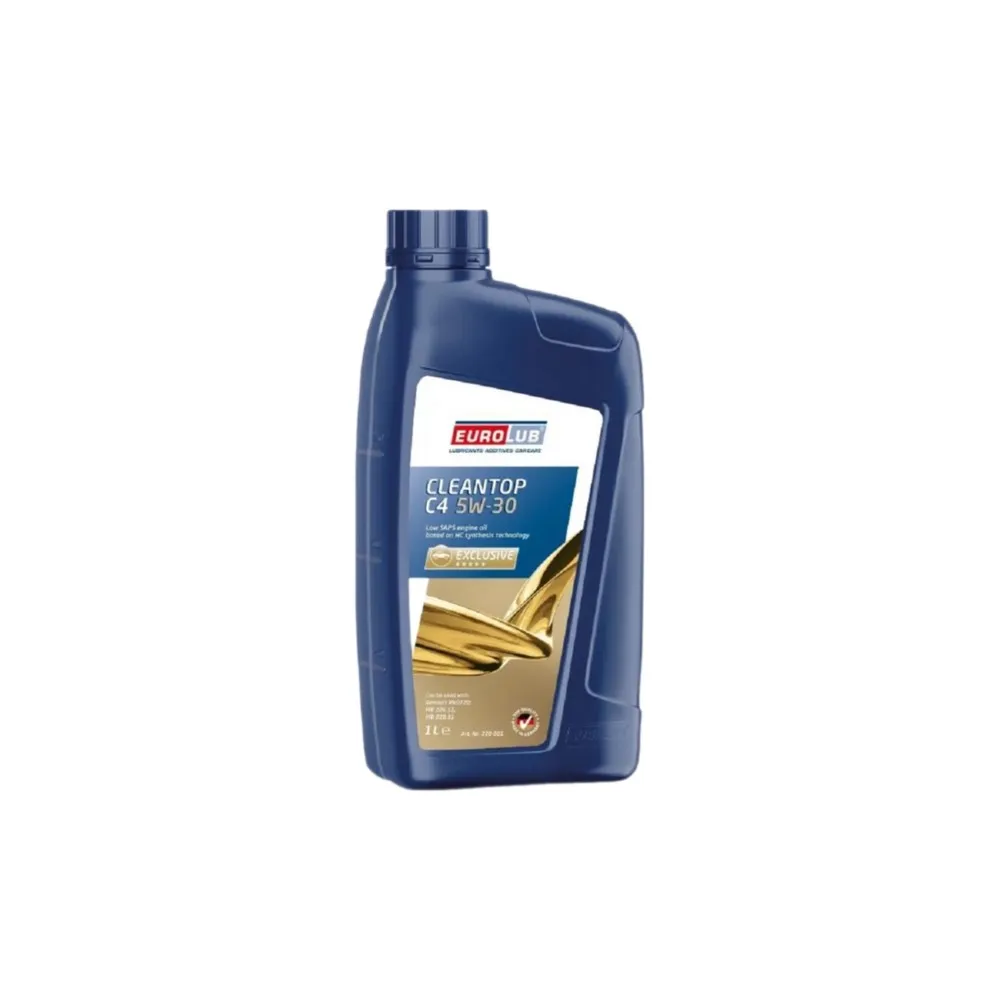 Масло моторное EUROLUB CLEANTOP C4 5W30 ACEA C4 1л уп.12шт. EUROLUB 220001